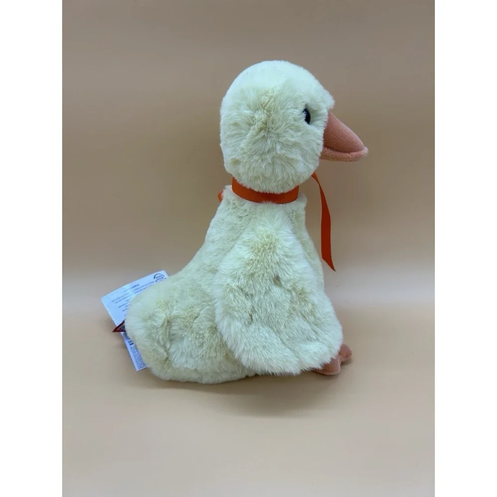 Douglas Dennie Duck Plush Yellow Stuffed Animal Soft Toy w/ Tag Ribbon #4666 - Picture 4 of 6
